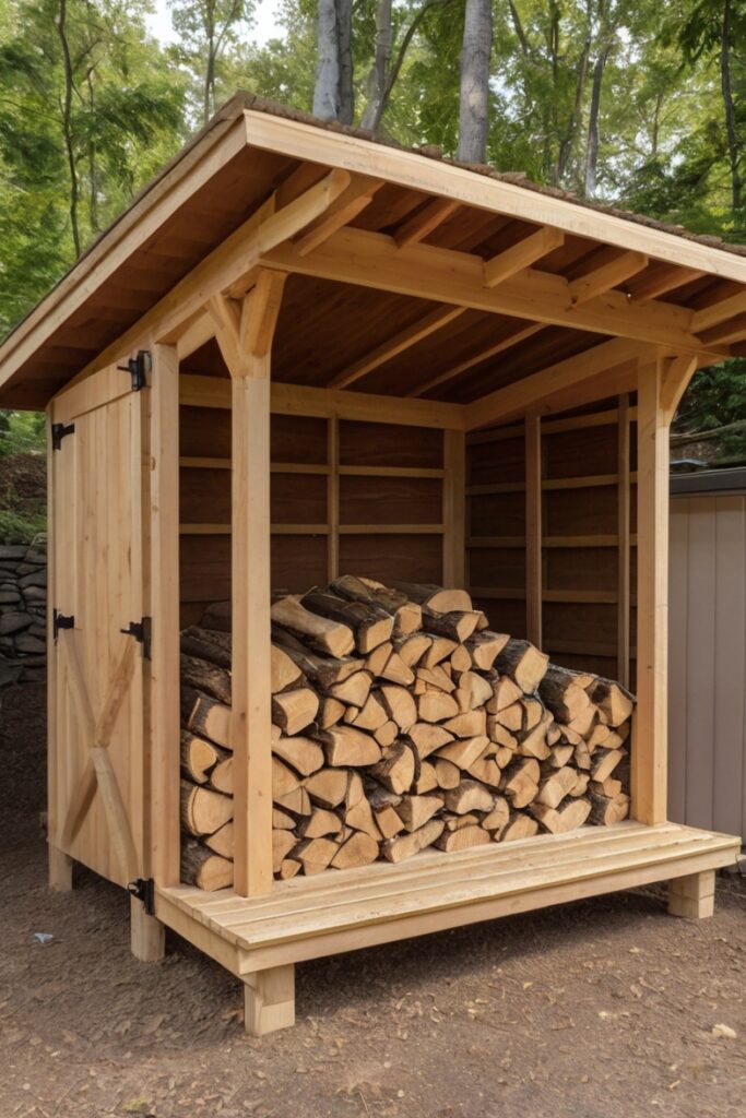 firewood storage ideas