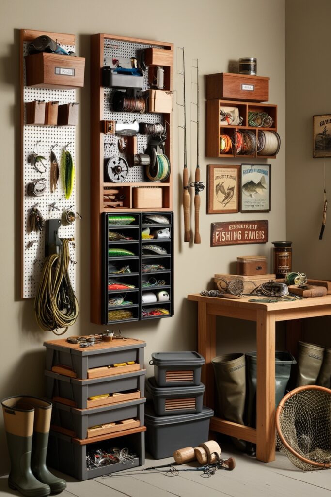 fishing tackle storage ideas