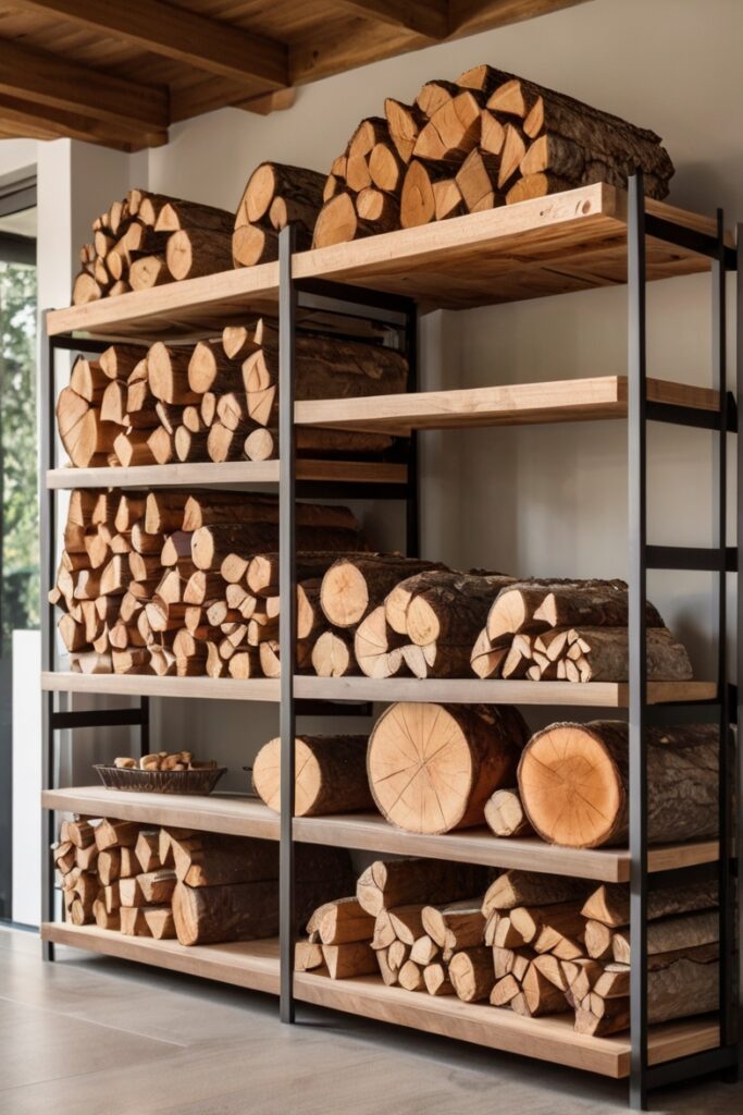 firewood storage ideas for outside