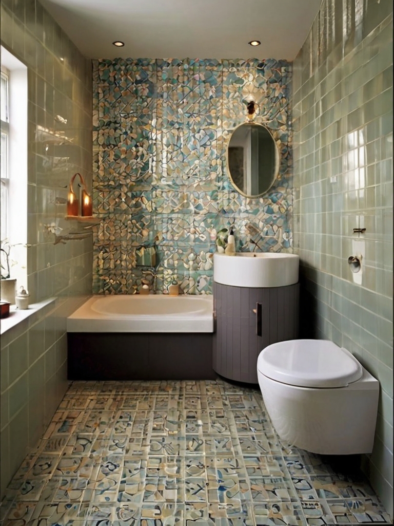 bathroom tile paint