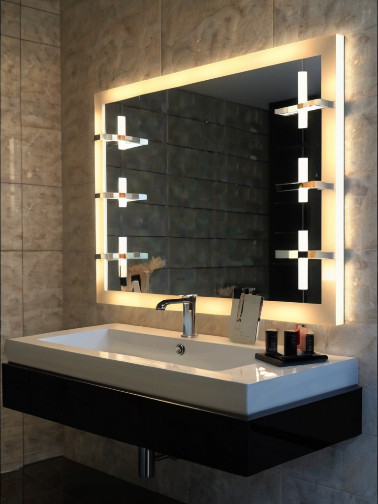 bathroom vanity mirror