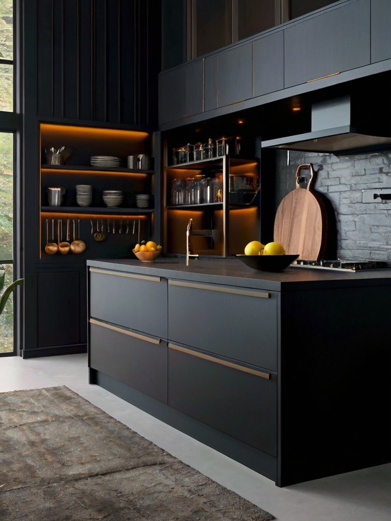 black kitchen ideas