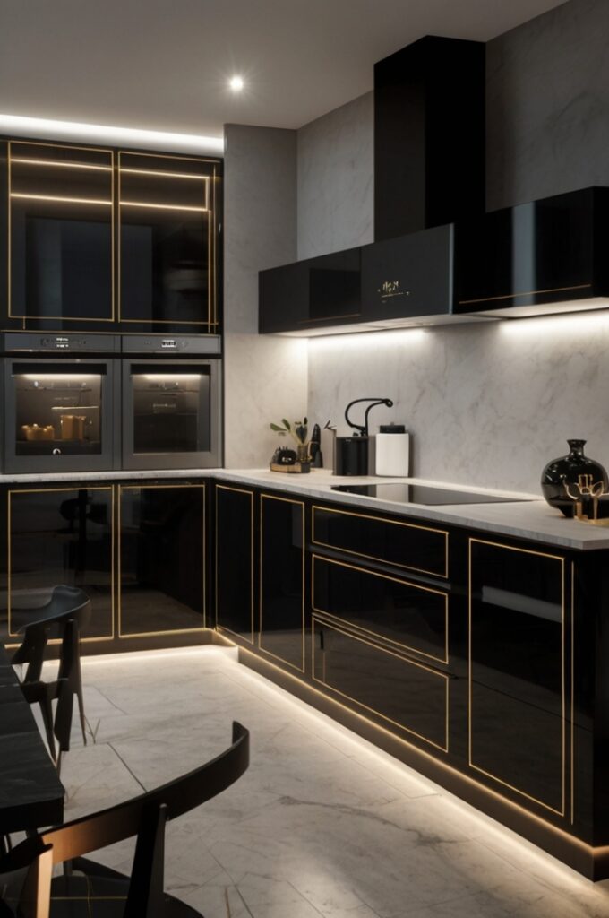 black kitchen ideas