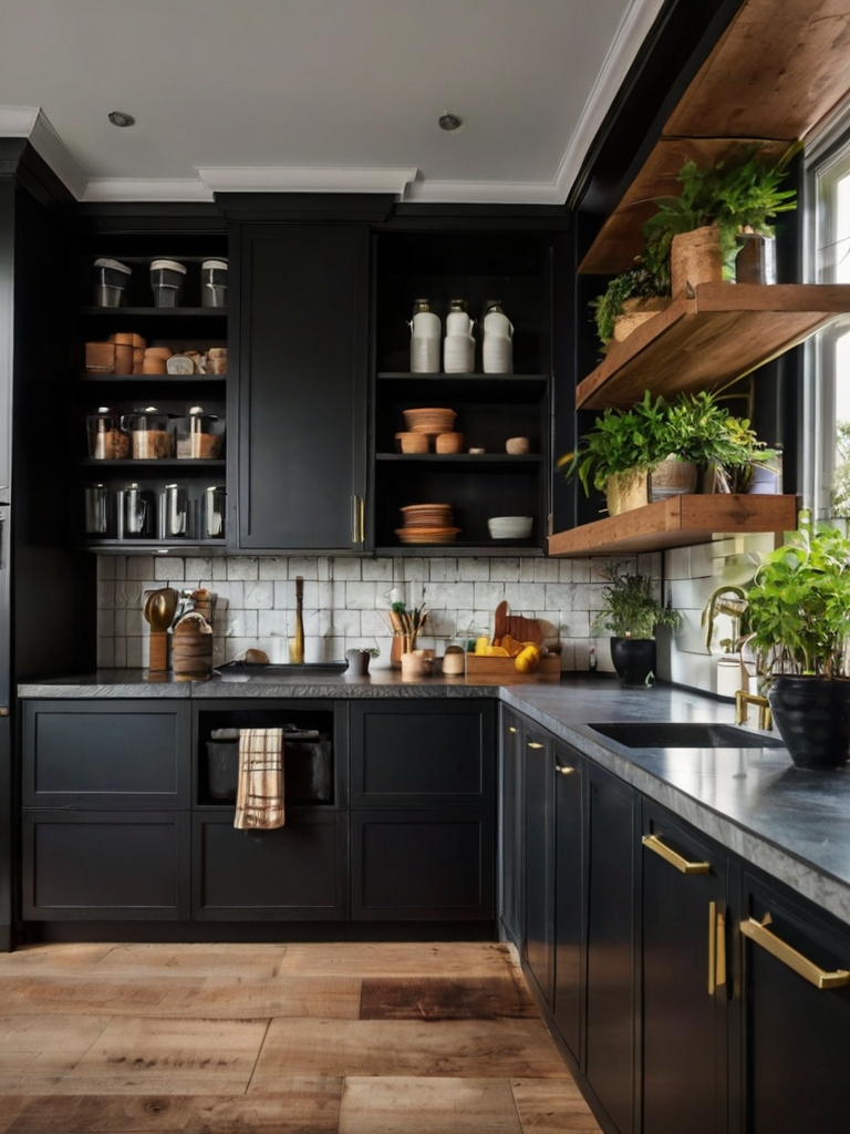 black kitchen ideas