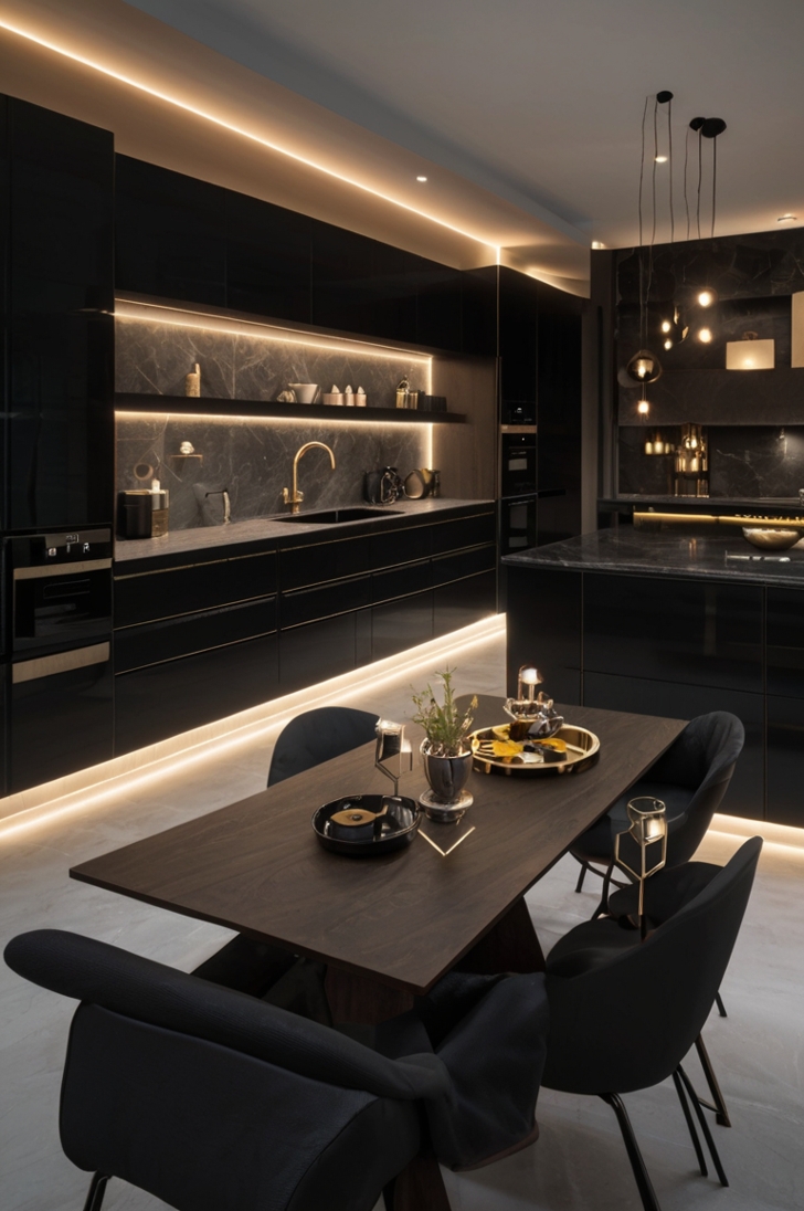 black kitchen ideas