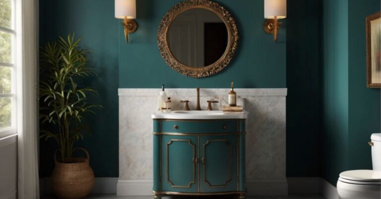 half bathroom paint ideas