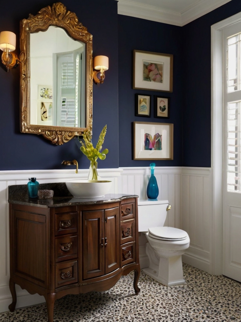 half bathroom paint ideas