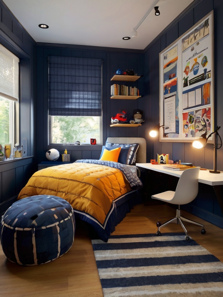 teenage boy bedroom
