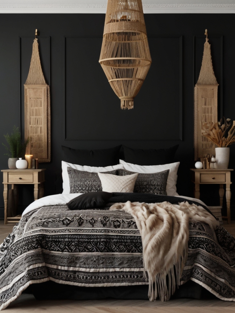 black bedroom