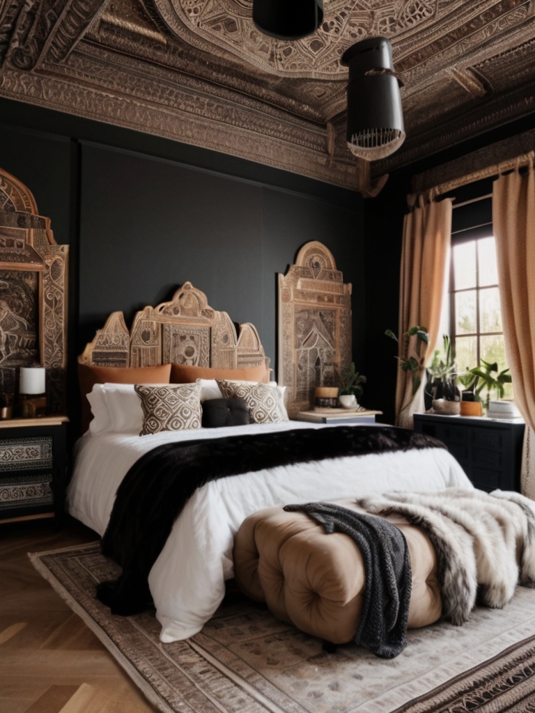 black bedroom